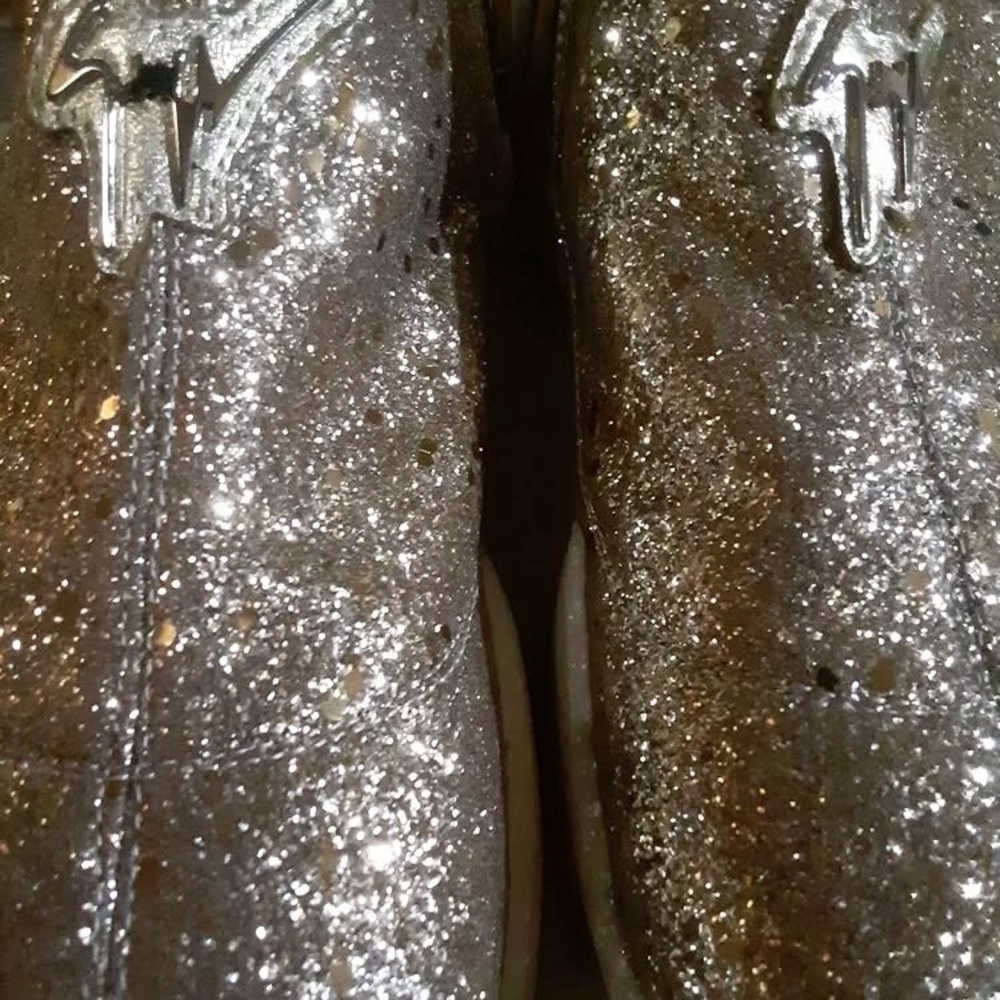 Giuseppe Zanotti Gold Glitter Bling 🤑 👟 Birthday 🎂 Sneakers